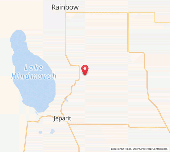 Map of Ellam, VictoriaVictoria