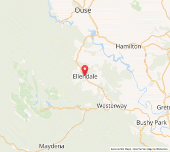 Map of Ellendale, TasmaniaTasmania