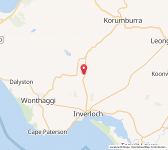 Map of Ellerside, VictoriaVictoria