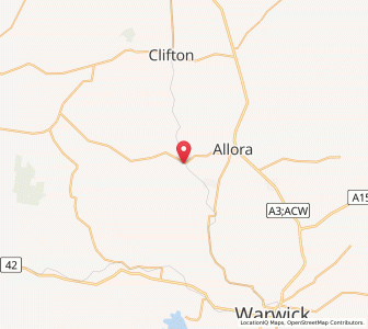 Map of Ellinthorp, Queensland