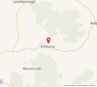 Map of Elmhurst, VictoriaVictoria