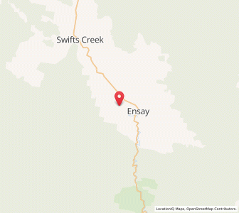 Map of Ensay South, VictoriaVictoria