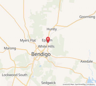 Map of Epsom, VictoriaVictoria