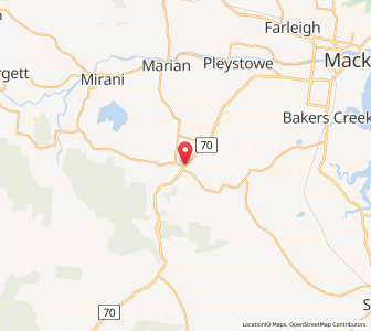 Map of Eton, Queensland