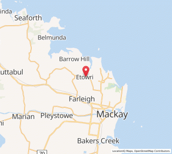 Map of Etowri, Queensland