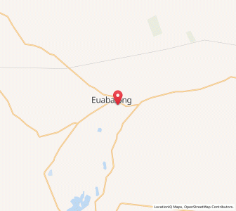 Map of Euabalong, New South Wales