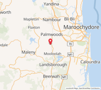 Map of Eudlo, Queensland