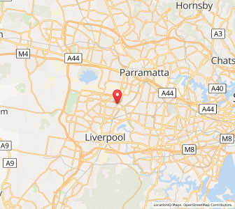 Map of Fairfield, New South Wales