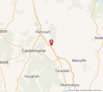 Map of Faraday, VictoriaVictoria