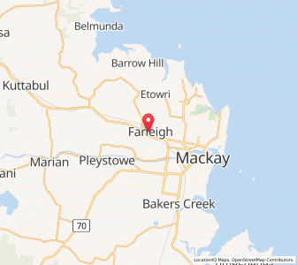 Map of Farleigh, Queensland