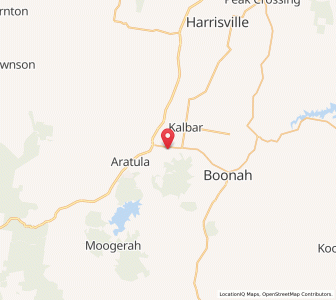 Map of Fassifern Valley, Queensland