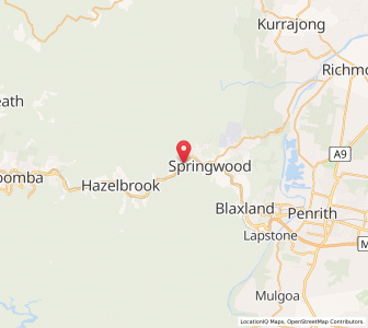 Map of Faulconbridge, New South Wales