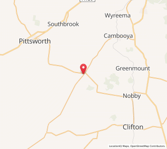 Map of Fenton East, Queensland