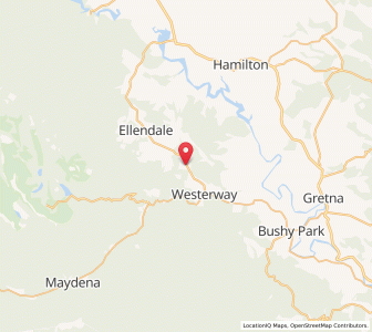 Map of Fentonbury, TasmaniaTasmania