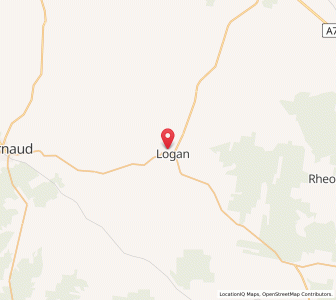 Map of Fentons Creek, VictoriaVictoria