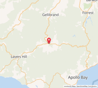 Map of Ferguson, VictoriaVictoria