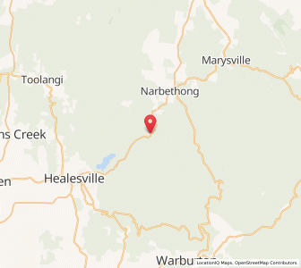 Map of Fernshaw, VictoriaVictoria