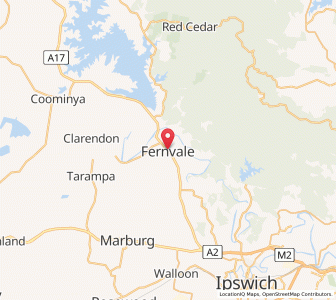 Map of Fernvale, Queensland
