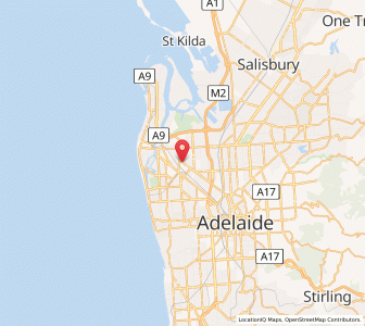 Map of Finsbury, South Australia