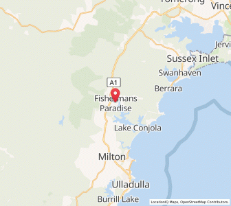 Map of Fishermans Paradise, New South Wales
