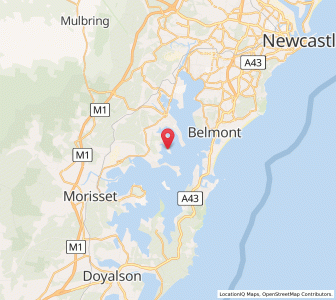 Map of Fishing Point, New South Wales