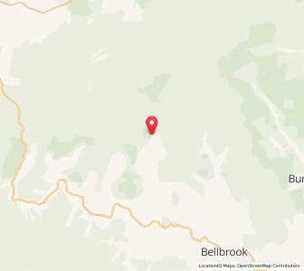 Map of Five Day Creek Upper, New South Wales