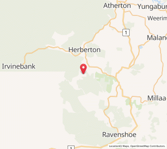 Map of Flaggy Creek, Queensland