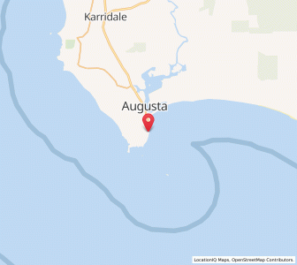 Map of Flinders Bay, Western Australia