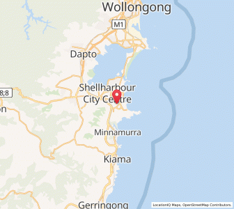 Map of Flinders, New South Wales