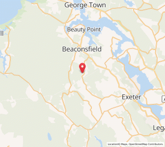 Map of Flowery Gully, TasmaniaTasmania