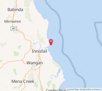 Map of Flying Fish Point, Queensland