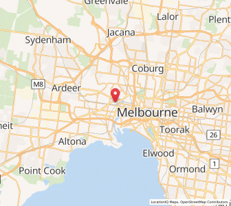 Map of Footscray, VictoriaVictoria