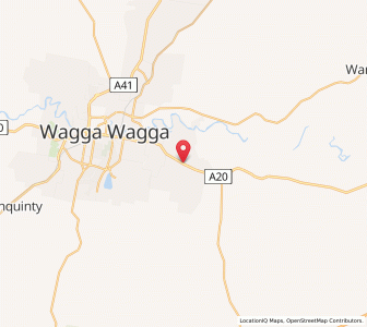 Map of Forest Hill, New South Wales