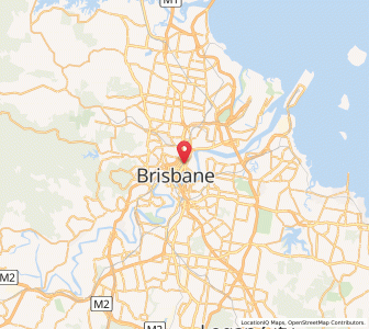 Map of Fortitude Valley, Queensland