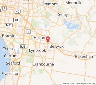 Map of Fountain Gate, VictoriaVictoria