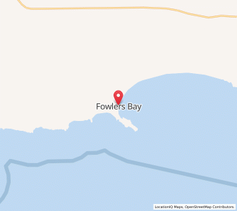 Map of Fowlers Bay, South Australia