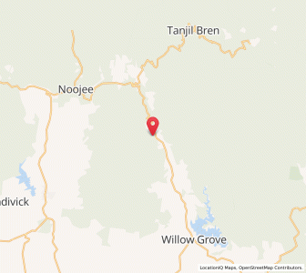 Map of Fumina South, VictoriaVictoria