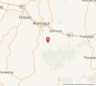 Map of Gainsborough, VictoriaVictoria