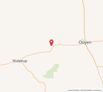 Map of Galah, VictoriaVictoria