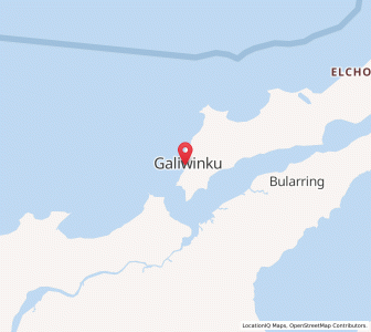 Map of Galiwinku, Northern Territory