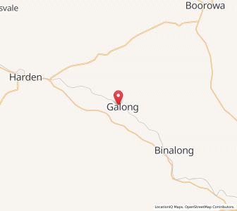 Map of Galong, New South Wales