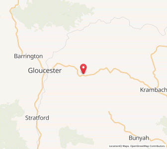 Map of Gangat, New South Wales