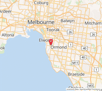 Map of Gardenvale, VictoriaVictoria