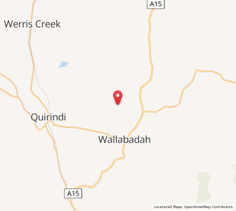 Map of Gaspard, New South Wales