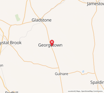 Map of Georgetown, South Australia
