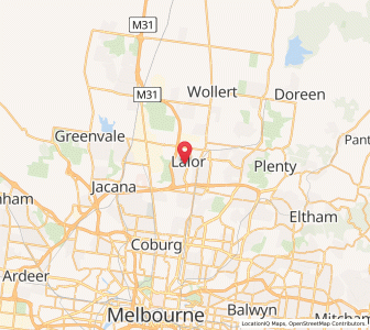 Map of Germantown, VictoriaVictoria