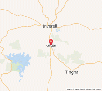 Map of Gilgai, New South Wales
