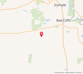 Map of Ginquam, VictoriaVictoria