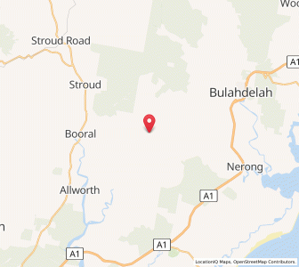 Map of Girvan, New South Wales