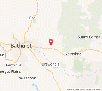 Map of Glanmire, New South Wales